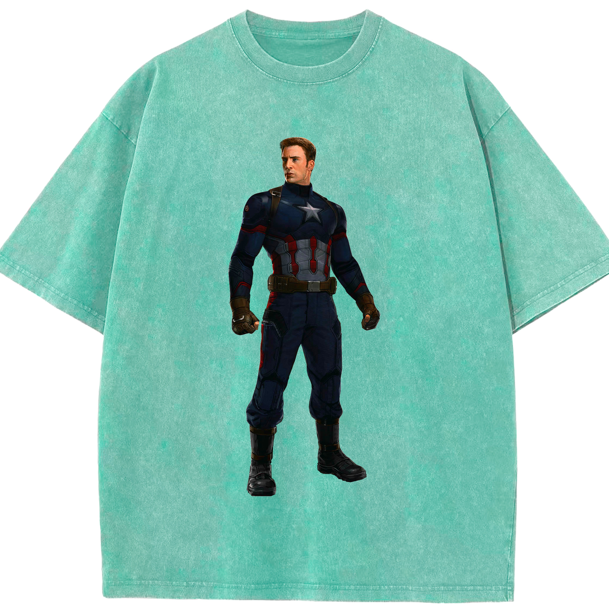 （画像用） アベンジャーズ The Avengers 綿100% ヴィンテージ風 半袖Tシャツ（フロントプリント）